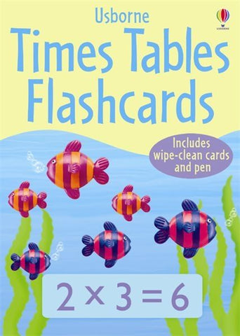 Times Tables Flashcards-Early Years Maths, Games & Toys, Maths, Multiplication & Division, Primary Games & Toys, Primary Maths, Stock, Usborne Books-Learning SPACE