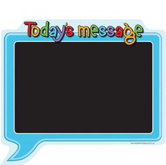 Today's Message Chalkboard Sign-Calmer Classrooms, Classroom Displays, Helps With, Inspirational Playgrounds, Planning And Daily Structure, Playground Wall Art & Signs, PSHE, Schedules & Routines, Stock-Learning SPACE