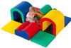 Toddler Tunnels And Bumps Set-AllSensory, Baby Sensory Toys, Baby Soft Play and Mirrors, Down Syndrome, Matrix Group, Nurture Room, Padding for Floors and Walls, Playmats & Baby Gyms, Soft Play Sets-Multicolour-Learning SPACE