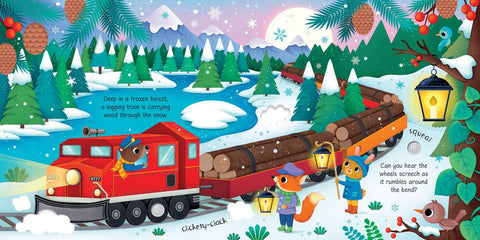 Trains Sound Book-Baby Books & Posters, Cars & Transport, Early Years Books & Posters, Imaginative Play, Sound Books, Train, Usborne Books-Learning SPACE