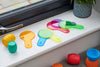 Translucent Colour Paddle Set - Pk6-Light Box Accessories, Stock, TickiT-Learning SPACE