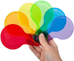 Translucent Colour Paddle Set - Pk6-Light Box Accessories, Stock, TickiT-Learning SPACE