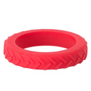 Treads Child Bangle - Sensory Chewy Accessory-Stress Relief Toys-AllSensory, Autism, Chewigem, Fidget, Helps With, Neuro Diversity, Oral Motor & Chewing Skills, Sensory Seeking-Red-Learning SPACE