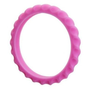 Twister Bangle - Chew Fidget (2 Pack)-Stress Relief Toys-AllSensory, Autism, Chewigem, Chewing, Fidget, Helps With, Neuro Diversity, Oral Motor & Chewing Skills, Sensory Processing Disorder-Pink-Learning SPACE