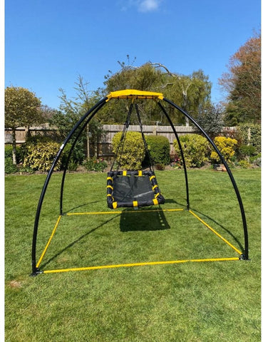 UFO Nest Swing Rectangular Seat with Frame-ADD/ADHD, JumpKing, Neuro Diversity, Outdoor Swings, Stock, Teen & Adult Swings-Learning SPACE
