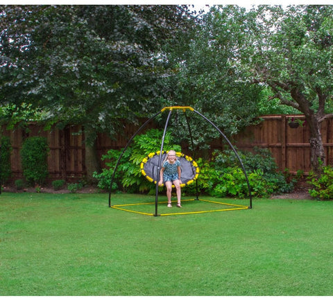 UFO Round Nest Swing with Frame V3-ADD/ADHD, JumpKing, Neuro Diversity, Outdoor Swings, Stock, Teen & Adult Swings-Learning SPACE