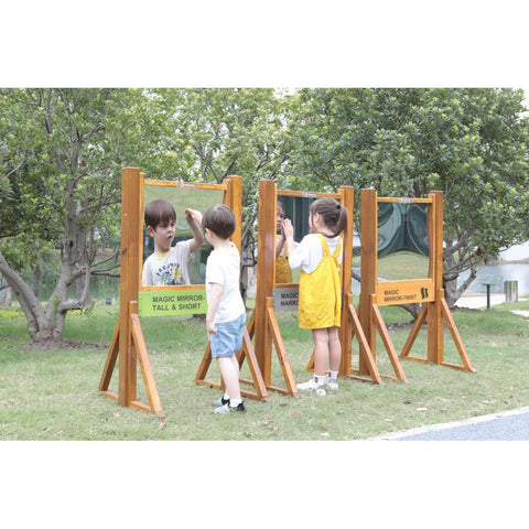 Vision Boards Complete Set Of 3-AllSensory, Garden Game, Nature Learning Environment, Outdoor Mirrors, Playground Equipment, Playground Wall Art & Signs, Sensory Garden, Sensory Mirrors-Learning SPACE