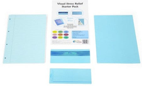 Visual Stress Relief Starter Packs with Reading Ruler and Overlay-Dyslexia, Learning Difficulties, Learning Resources, Maths, Matrix Group, Neuro Diversity, Primary Maths, Shape & Space & Measure-Aqua-Learning SPACE