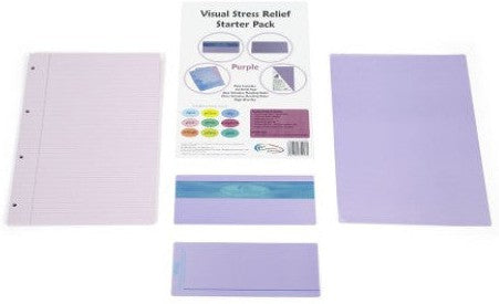 Visual Stress Relief Starter Packs with Reading Ruler and Overlay-Dyslexia, Learning Difficulties, Learning Resources, Maths, Matrix Group, Neuro Diversity, Primary Maths, Shape & Space & Measure-Purple-Learning SPACE