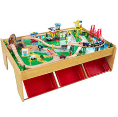 Waterfall Mountain Train Set & Table-Additional Need, Cars & Transport, Games & Toys, Gifts For 3-5 Years Old, Gross Motor and Balance Skills, Helps With, Imaginative Play, Kidkraft Toys, Small World-Learning SPACE
