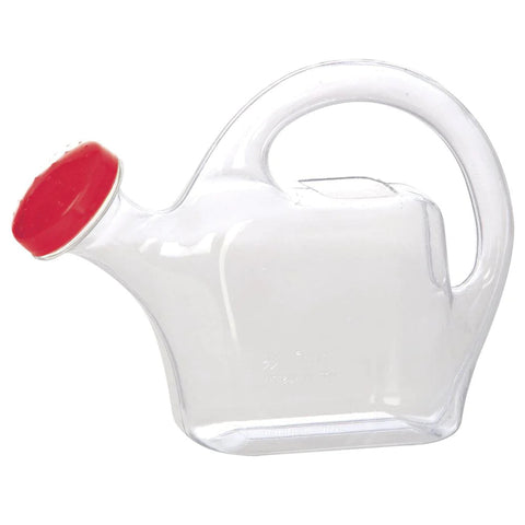Watering Can Classic - Clear-Baby Bath. Water & Sand Toys, Bigjigs Toys, Forest School & Outdoor Garden Equipment, Gowi Toys, Pollination Grant, Sand & Water, Toy Garden Tools, Water & Sand Toys-Red-Learning SPACE