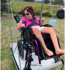 Wheelchair Platform Swing-Adapted Outdoor play, Outdoor Swings, Stock, Teen & Adult Swings, Vestibular-VAT Exempt-Learning SPACE