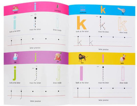 Wipe Clean Activity Book - Alphabet Lower Case Letters-Early Years Books & Posters, Eco Friendly, Learn Alphabet & Phonics, Learning Difficulties, Ormond, Primary Literacy, Primary Travel Games & Toys, Stock-Learning SPACE