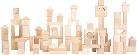 Wooden Building Blocks in A Bag-Baby & Toddler Gifts, Baby Wooden Toys, Building Blocks, Engineering & Construction, Farms & Construction, Games & Toys, Gifts For 1 Year Olds, Imaginative Play, S.T.E.M, Small Foot Wooden Toys, Stacking Toys & Sorting Toys, Stock, Tactile Toys & Books, Wooden Toys-Learning SPACE