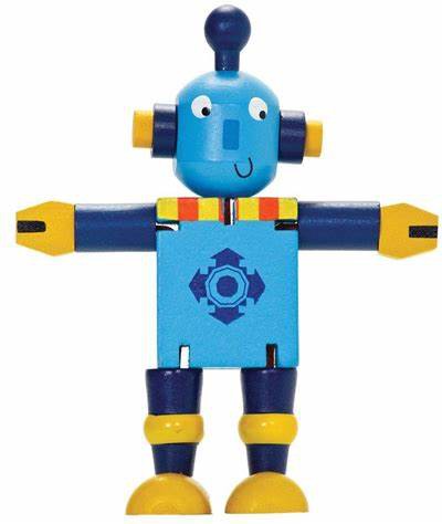 Wooden Flexi Robot-Fidget, Pocket money, Stock, Tobar Toys, Wooden Toys-Learning SPACE