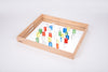 Wooden Mirror Tray-AllSensory, Forest School & Outdoor Garden Equipment, Sensory Mirrors, Stock, TickiT, Visual Sensory Toys-Learning SPACE