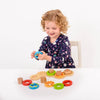 Wooden Wiggly Worm stacking, counting and shape-Additional Need, Baby & Toddler Gifts, eduk8, Fine Motor Skills, Gifts For 3-5 Years Old, Helps With, Nurture Room, Sound. Peg & Inset Puzzles, Stacking Toys & Sorting Toys-Learning SPACE