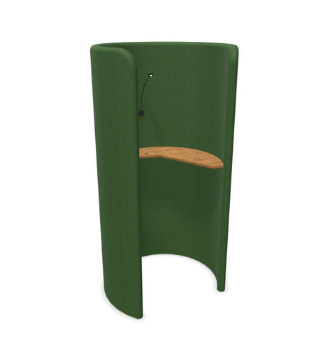 BuzziHug - Sound Reducing Privacy Booth-Buzzi Space, Dividers, Library Furniture, Noise Reduction-Hazy Green - TRCS+ 9704-Antwerp Oak (+£238)-With LED Light (+£350)-Learning SPACE