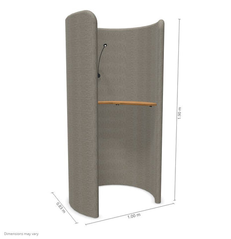 BuzziHug - Sound Reducing Privacy Booth-Buzzi Space, Dividers, Library Furniture, Noise Reduction-Learning SPACE