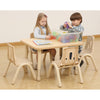 Elegant Height Adjustable Rectangular Table (4 or 6 Seats)-Classroom Table, Furniture, Height Adjustable, Plastic, Profile Education, Rectangular, Table-Learning SPACE