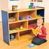 Milan 8 Compartment Cabinets with 4 Coloured Trays-Classroom Furniture, Shelves, Storage, Storage Bins & Baskets-Learning SPACE