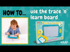Trace And Learn Board - Magnetic Writing & Drawing for Kids
