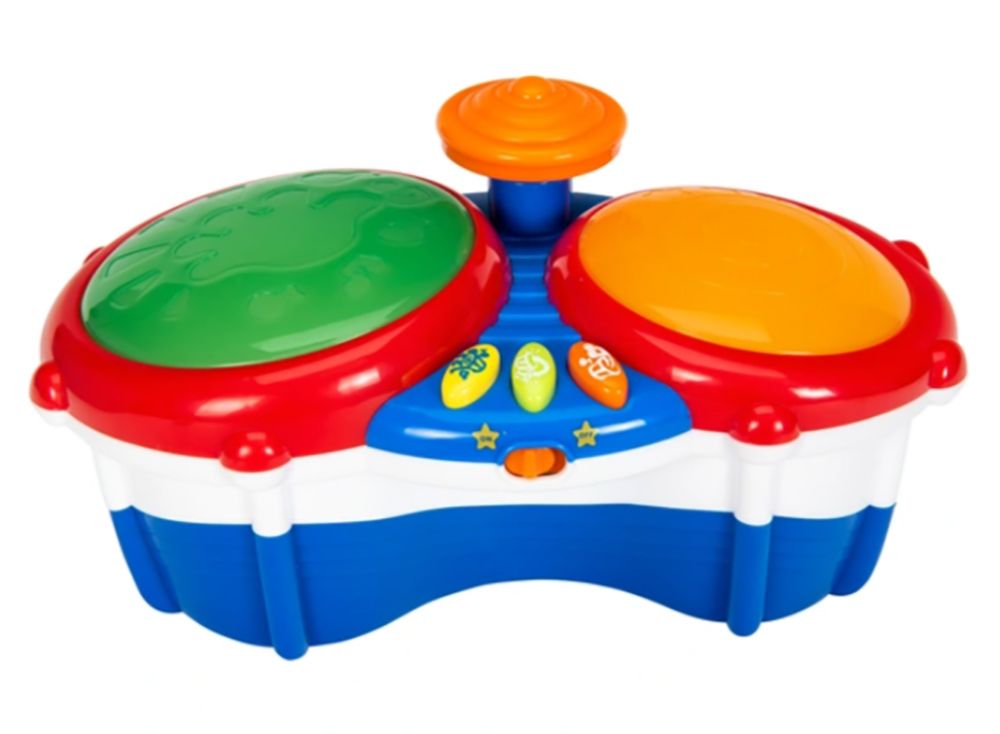 Switch Adapted Toy - Bongo Drums-Baby Musical Toys, Switches & Switch Adapted Toys-VAT Exempt-Learning SPACE